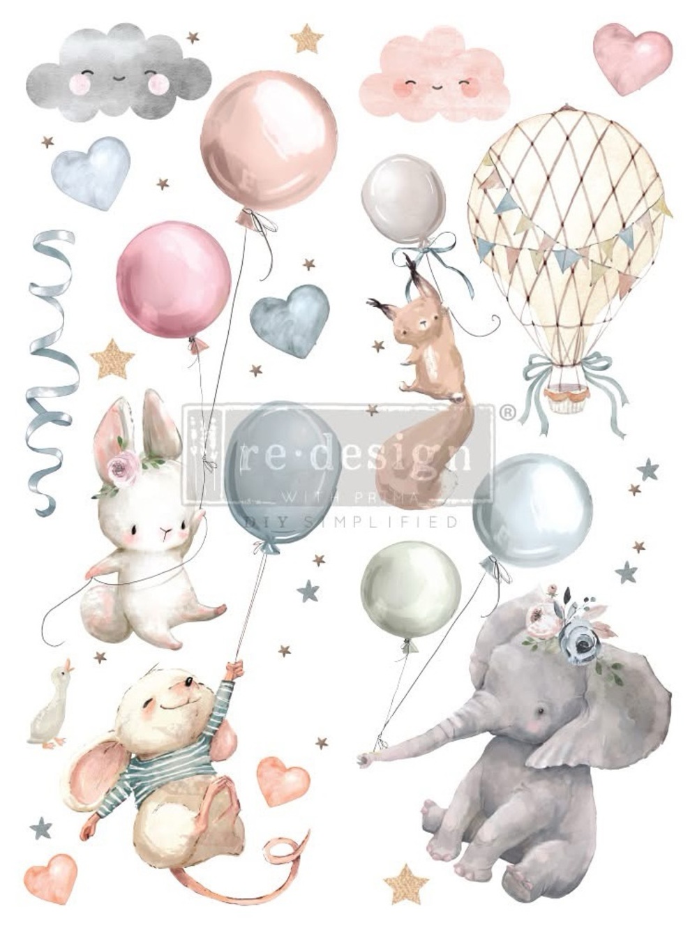 Redesign with Prima Decor Transfer | SWEET DREAMS | 24” x 35”